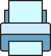 Obraz premium Printer Machine Icon 