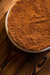 Sugar dessert, cake with cream and chocolate. Holiday baking. Homemade pastry