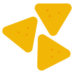 fast food nachos snack icon