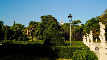 La cinta muraria de Castello Carrarese, cuore della cittadina di Este. Padova. Italia