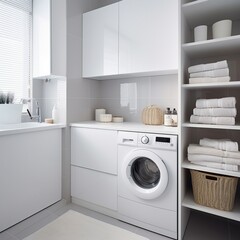 modern kitchen interior  generated by AI