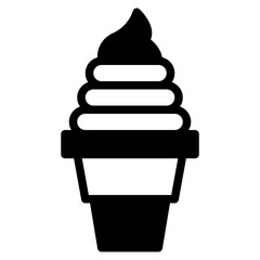 fast food ice cream icon