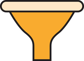Funnel Icon Illustration
