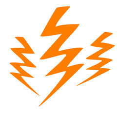 comic lighting thunder vector 