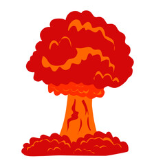 war explosion cartoon vector 