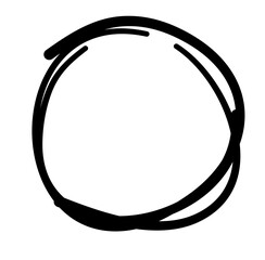 Obraz premium circle drawing line vector 