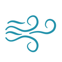 vector of wind icon 