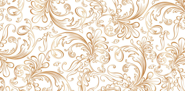 vintage ornamental design with abstract floral design isolated white background for Fashionable textile, book cover, Digital interfaces, print design templates material, wedding invitation, web banner