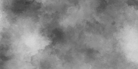 Fototapeta premium Monochrome gray aquarelle painted paper textured canvas for design, vintage card, retro template..beautiful grunge wall texture background used for wallpaper, banner, painting, decoration and design. 