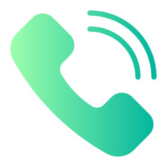 telephone gradient icon