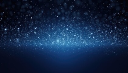 Obraz premium Abstract Dark Blue and Glow Particles Glitter Art ,presentation,banner,card,for christmas 