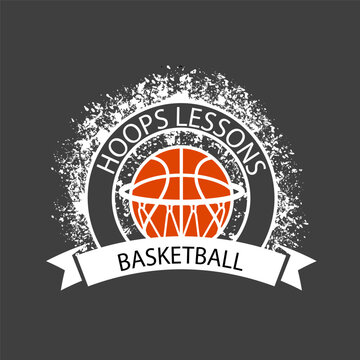 basketball logo vector design template and illustration
