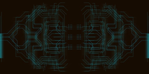 cyberpunk gaming scifi technology wallpaper abstract background, futuristic scene 3d illustration rendering for gamer