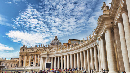 Vatican City, Italy, Europe,old Rome with St Peter's Basilica in Vatican,
Vaticano roma...