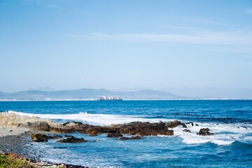 sea and rocks in south africa