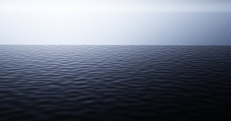 deep blue ocean water illustration 3d render, water wallpaper or backdrop 