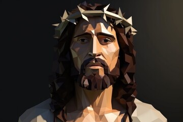 3D illustration of Jesus Christ - obrazy, fototapety, plakaty