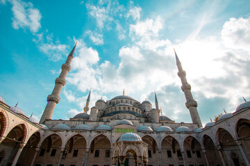 Fototapeta na wymiar Sultan Ahmet Mosque (Blue Mosque) in Istanbul