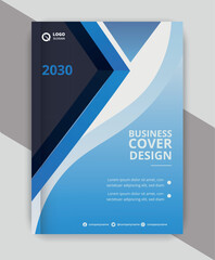 modern business cover page design template