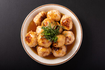 鶏つくねのあんかけ