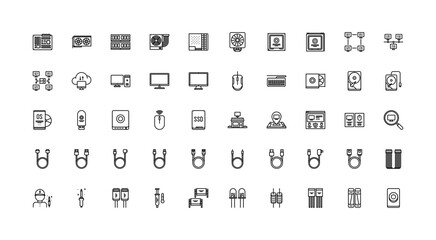 computer icon set
