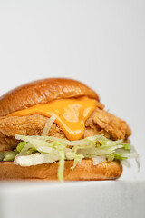 Chicken Burger with Cheese 