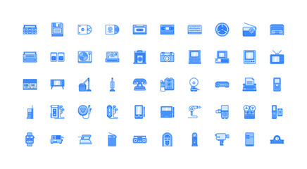 old device icon set