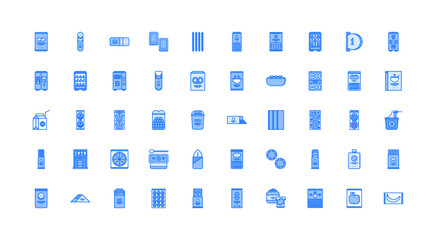 snack icon set