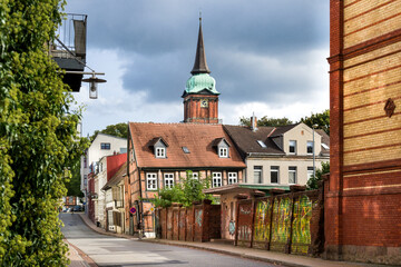 Obraz premium Schwerin Schelfstadt