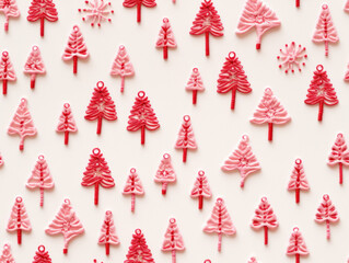 Seamless Christmas Tree Pattern Embroidery Style, Faux Stitch background, Tileable seamless Embroidered, pattern for wallpapers, backgrounds, graphic design