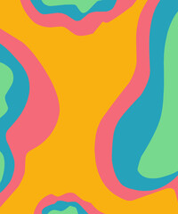 vector background with various shapes and colors