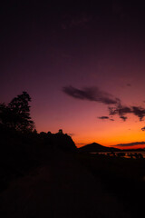 Sunset in Inuyama Castle
