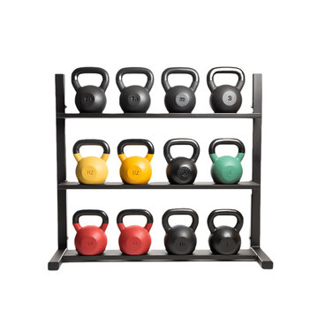 kettlebell rack isolated