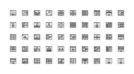 interface icon set