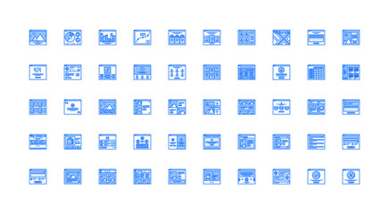 interface icon set
