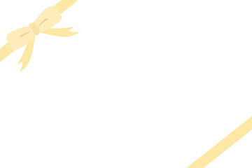 リボンのフレーム