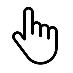 Mauszeiger Hand Vektor Symbol