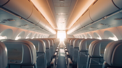 Passenger airplane interior