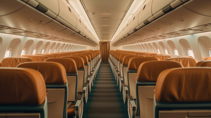 Passenger airplane interior