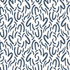 Seamless pattern with a simple abstract drawing