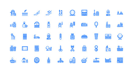 beauty icon set