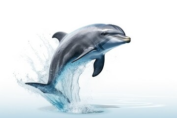 Dolphin Jumping Out of Water