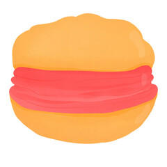 Choux cream strawberry 