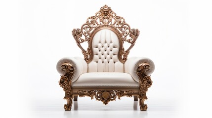 antique armchair isolated generated by AI