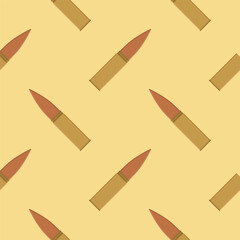 bullet seamless pattern vector illustration.Texture of military ammunition. Cartridges for rifles and submachine gun.