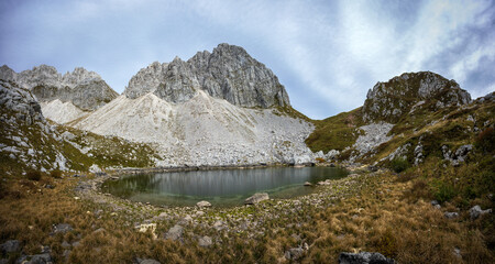 Luznica Lake or the third lake of Krn is a glacial lake in the Triglav national park of Slovenia