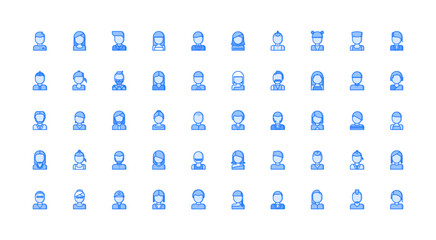 people icon set