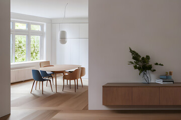 a modern interior with a warm atmosphere
Generative AI