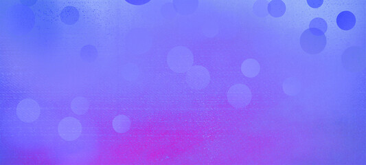 Purple bokeh widescreen background with copy space for text or image, Usable for banner, poster, cover, Ad, events, party, sale, celebrations, and various design works