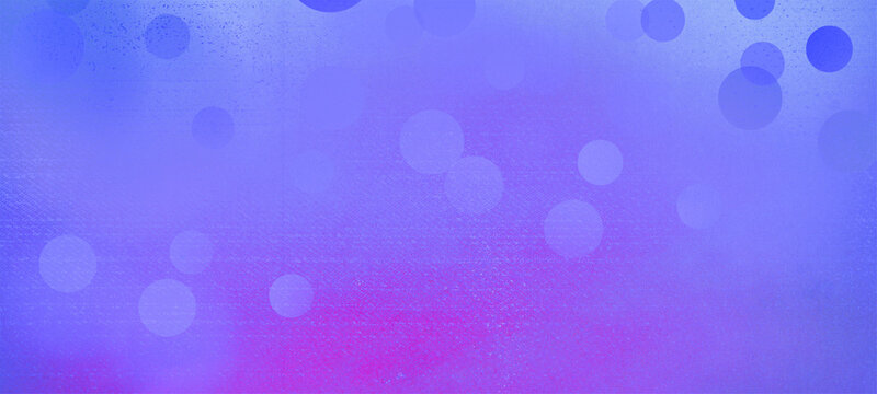Purple bokeh widescreen background with copy space for text or image, Usable for banner, poster, cover, Ad, events, party, sale, celebrations, and various design works